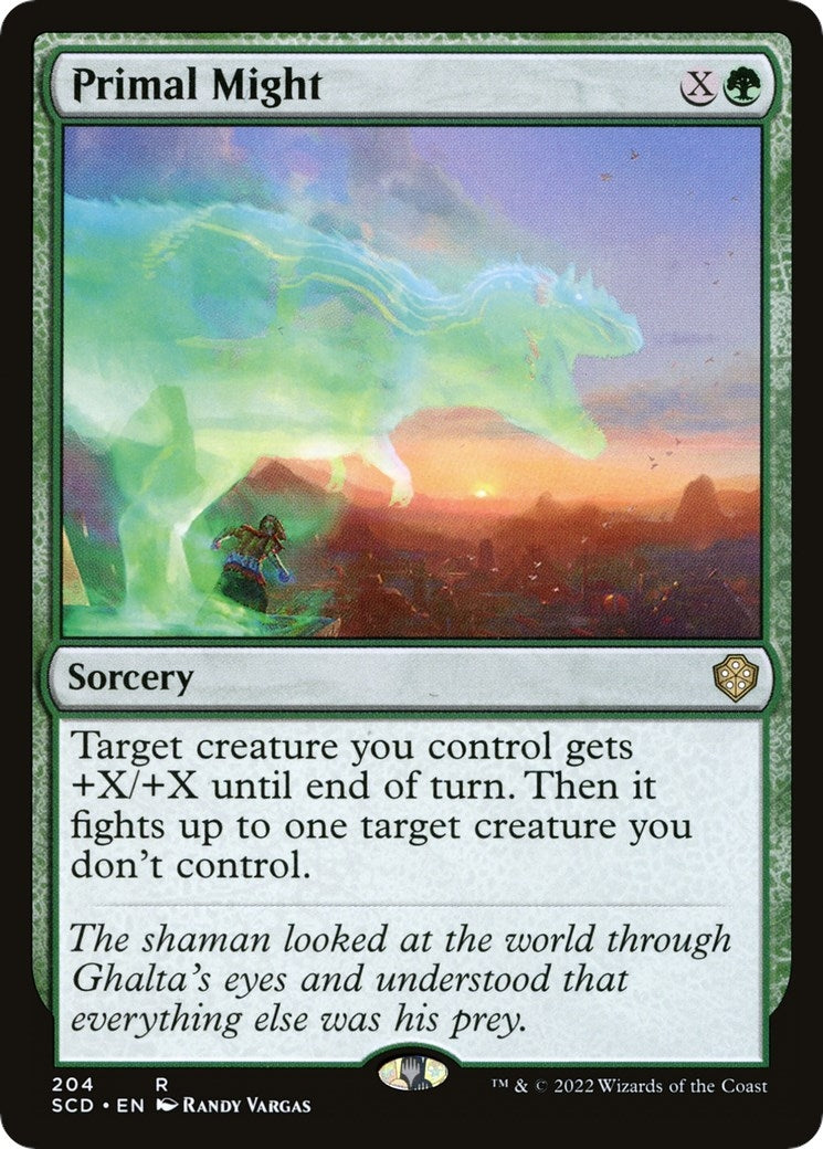Image for Primal Might (204) (Starter Commander Decks) - Magic: The Gathering