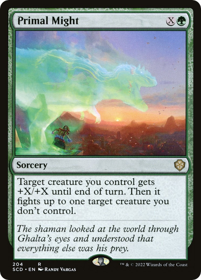 Image for Primal Might (204) (Starter Commander Decks) - Magic: The Gathering