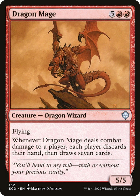 Image for Dragon Mage (132) (Starter Commander Decks) - Magic: The Gathering