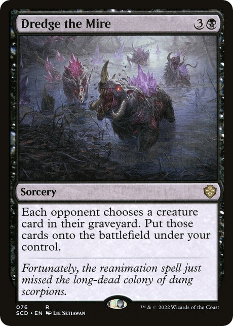 Image for Dredge the Mire (76) (Starter Commander Decks) - Magic: The Gathering