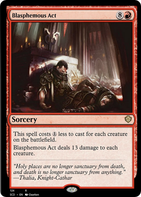 Image for Blasphemous Act (124) (Starter Commander Decks) - Magic: The Gathering