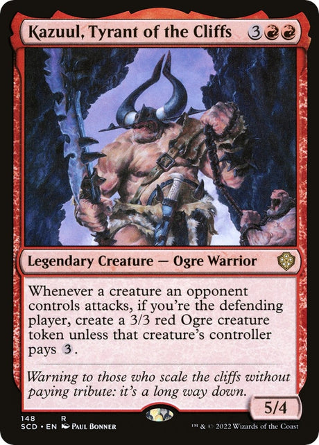 Image for Kazuul, Tyrant of the Cliffs (148) (Starter Commander Decks) - Magic: The Gathering