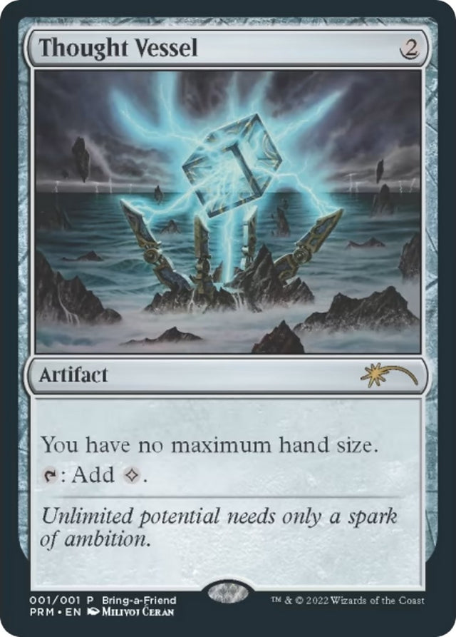 Image for Thought Vessel (Bring-a-Friend Promo) (1) (Foil) (Unique and Miscellaneous Promos) (UMP) - Magic: The Gathering
