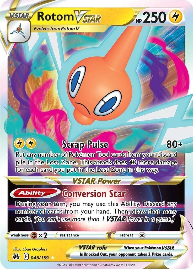 Image for Rotom VSTAR (046/159) (Crown Zenith) - Pokemon