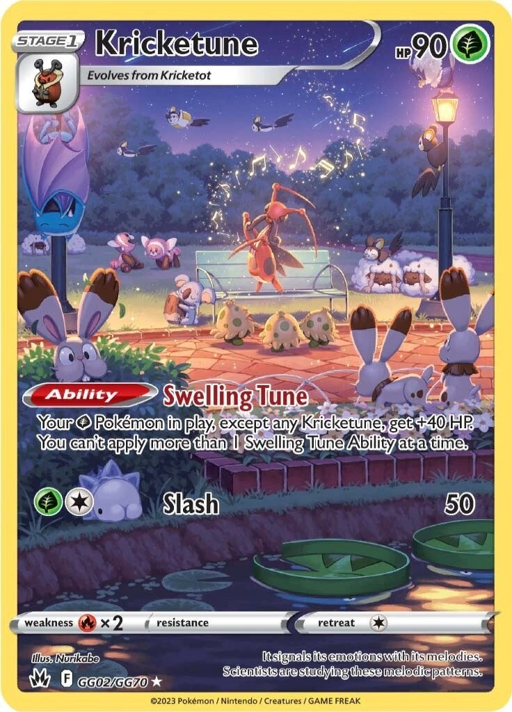 Image for Kricketune (GG02/GG70) (Crown Zenith: Galarian Gallery) - Pokemon