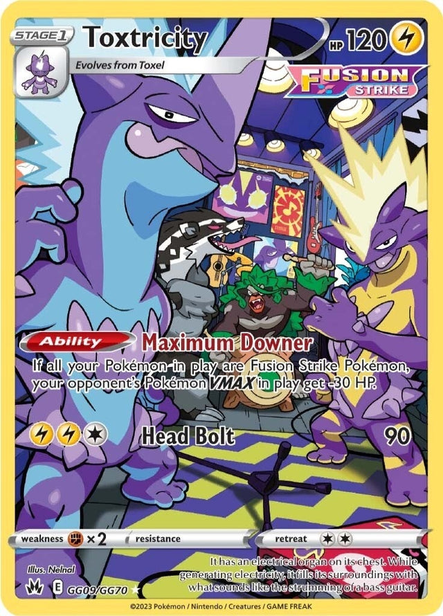 Image for Toxtricity (GG09/GG70) (Crown Zenith: Galarian Gallery) - Pokemon