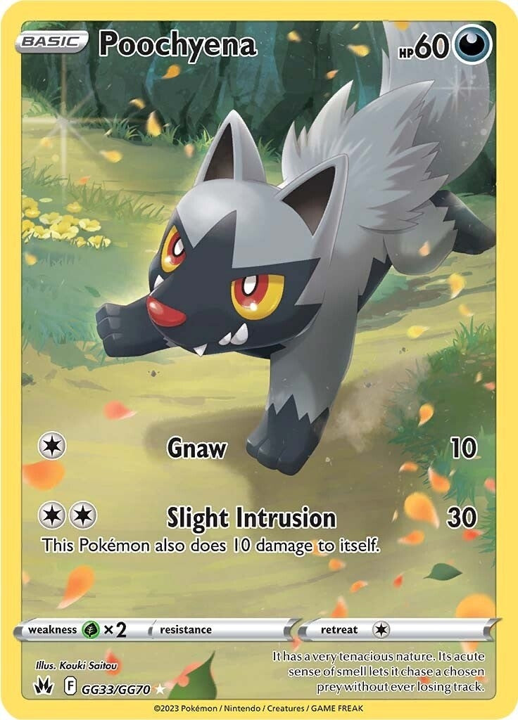 Image for Poochyena (GG33/GG70) (Crown Zenith: Galarian Gallery) - Pokemon