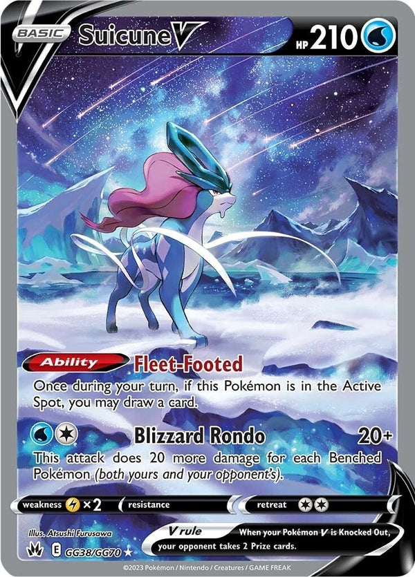 Suicune V (GG38/GG70) (Crown Zenith: Galarian Gallery)