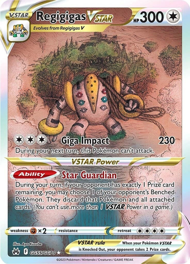 Image for Regigigas VSTAR (GG55/GG70) (Crown Zenith: Galarian Gallery) - Pokemon