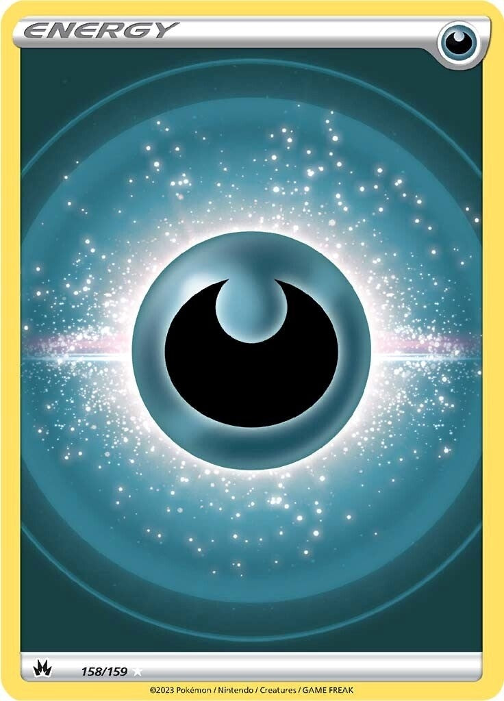 Image for Darkness Energy (Texture Full Art) (158/159) (Crown Zenith) - Pokemon