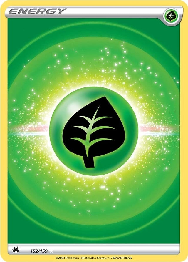 Image for Grass Energy (Texture Full Art) (152/159) (Crown Zenith) - Pokemon
