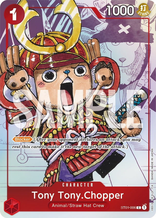 Image for Tony Tony.Chopper - ST01-006 (Alternate Art) (ST01-006) (Foil) (One Piece Promotion Cards) - One Piece Card Game