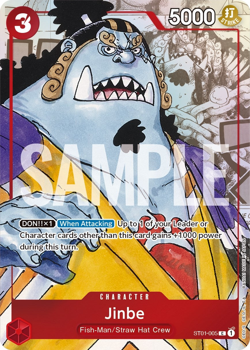 Image for Jinbe - ST01-005 (Alternate Art) (ST01-005) (One Piece Promotion Cards) - One Piece Card Game