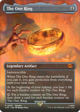 Image for The One Ring (Borderless) (LTR Bundle) (451) (Foil) (Unique and Miscellaneous Promos) (UMP) - Magic: The Gathering