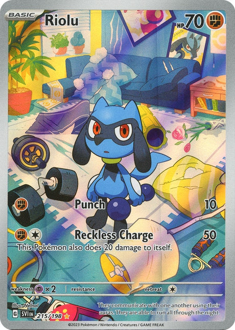 Image for Riolu (215/198) (SV01: Scarlet & Violet Base Set) - Pokemon