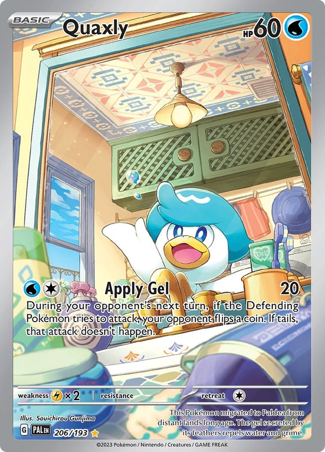 Image for Quaxly (206/193) (SV02: Paldea Evolved) - Pokemon