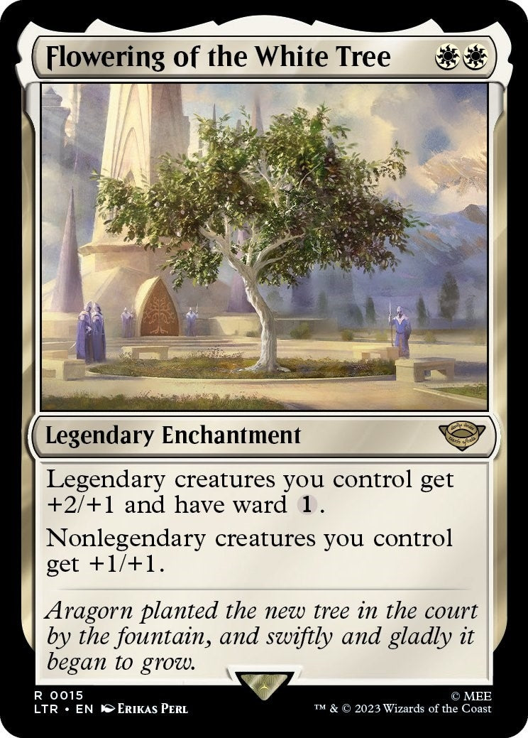 Flowering of the White Tree (15) (Foil) (Universes Beyond: The Lord of the Rings: Tales of Middle-earth)