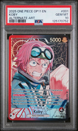 KOBY Alternate Art Leader 2025 OP11 PSA 10
