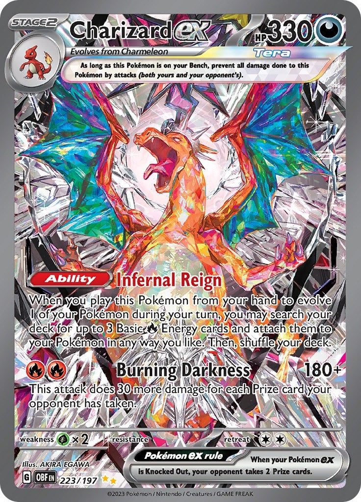 Image for Charizard ex (223/197) (SV03: Obsidian Flames) - Pokemon