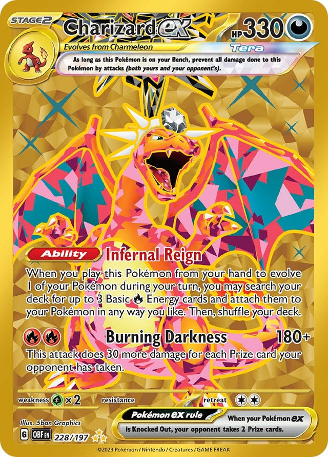Image for Charizard ex (228/197) (SV03: Obsidian Flames) - Pokemon