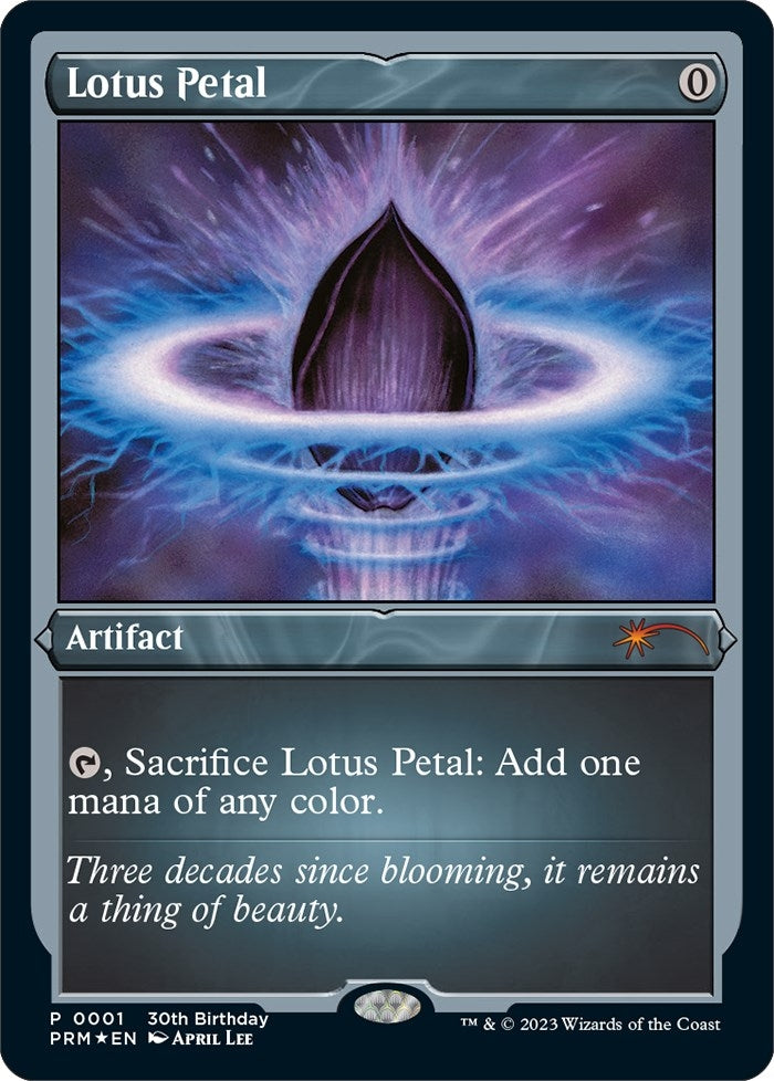 Image for Lotus Petal (Foil Etched) (1) (Foil) (Unique and Miscellaneous Promos) (UMP) - Magic: The Gathering