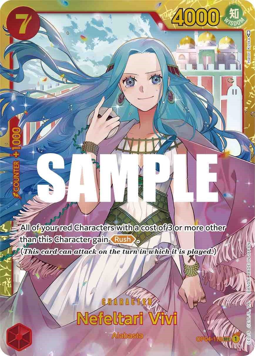 Image for Nefeltari Vivi (118) (OP04-118) (Foil) (Kingdoms of Intrigue) - One Piece Card Game