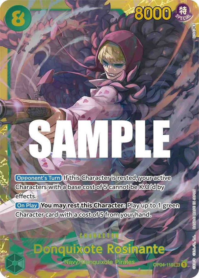 Image for Donquixote Rosinante (OP04-119) (Kingdoms of Intrigue) - One Piece Card Game