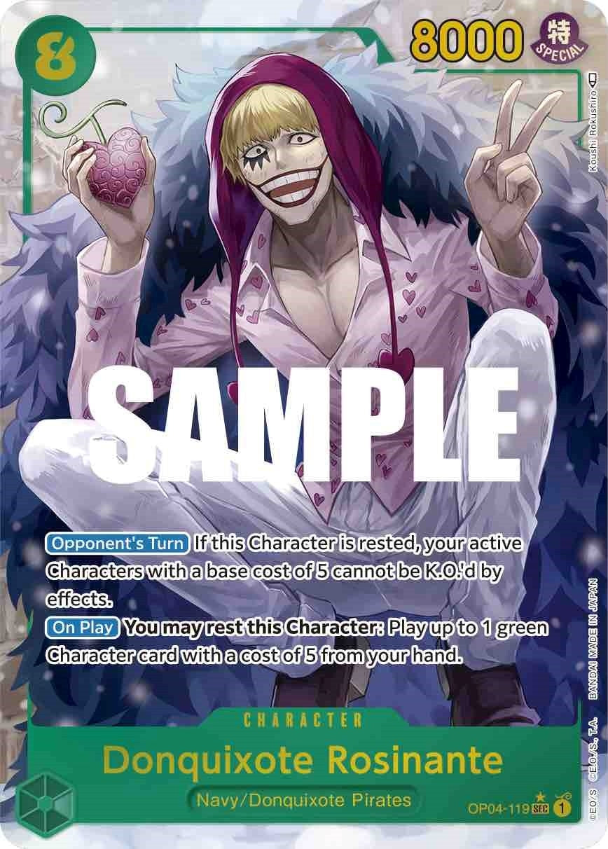 Image for Donquixote Rosinante (Alternate Art) (OP04-119) (Kingdoms of Intrigue) - One Piece Card Game
