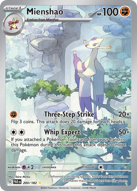 Image for Mienshao (200/182) (SV04: Paradox Rift) - Pokemon