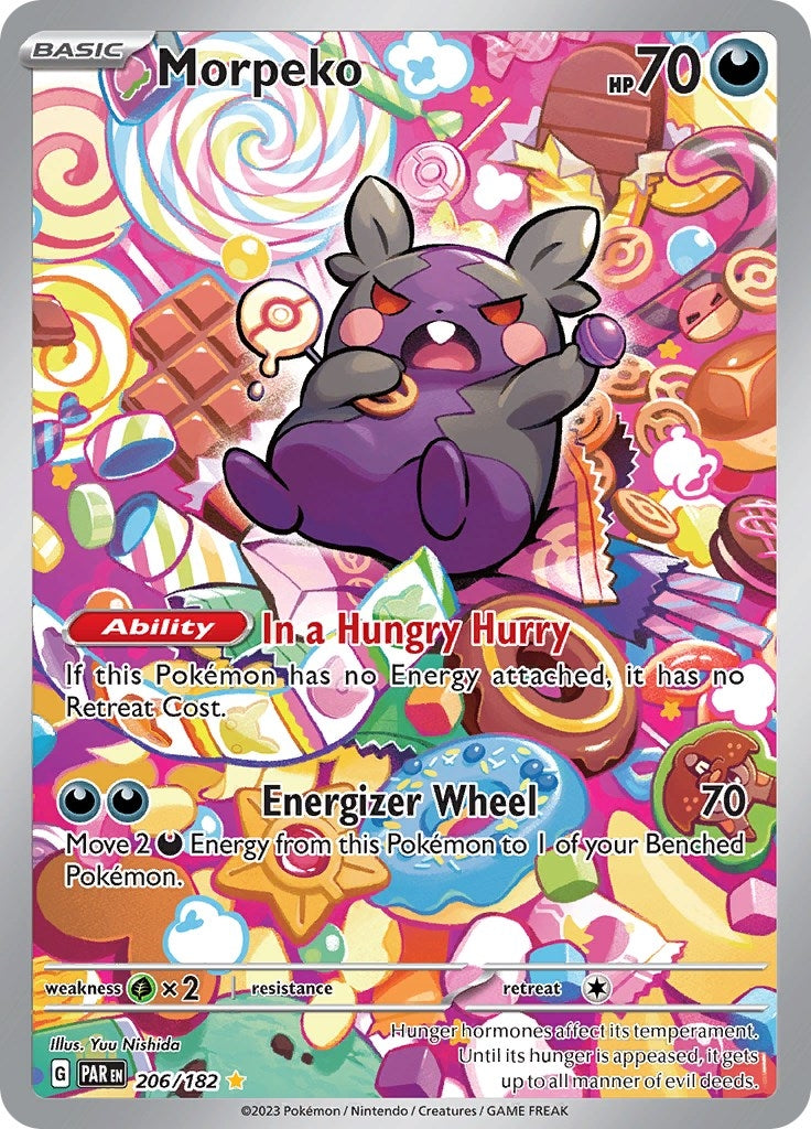 Image for Morpeko (206/182) (SV04: Paradox Rift) - Pokemon