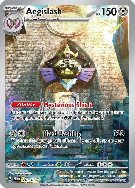 Image for Aegislash (210/182) (SV04: Paradox Rift) - Pokemon