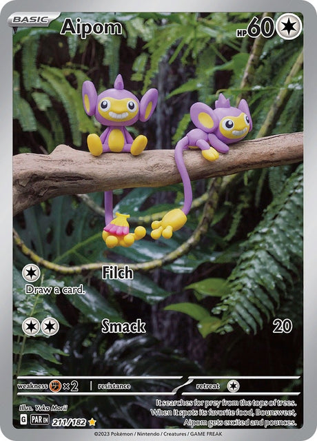 Image for Aipom (211/182) (SV04: Paradox Rift) - Pokemon