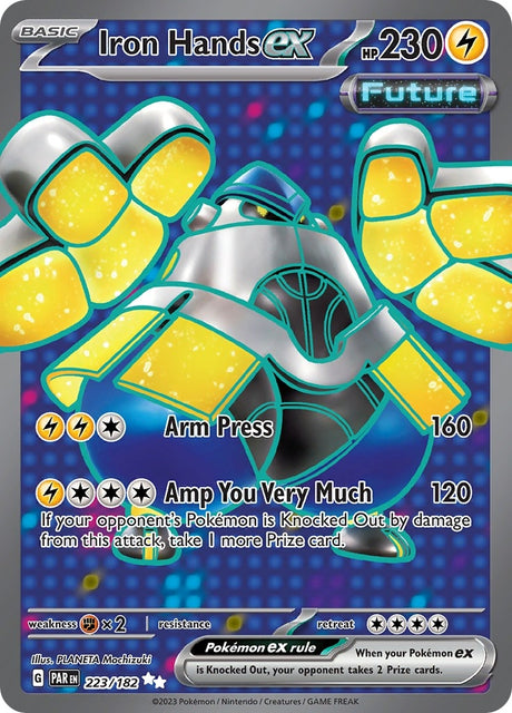 Image for Iron Hands ex (223/182) (SV04: Paradox Rift) - Pokemon
