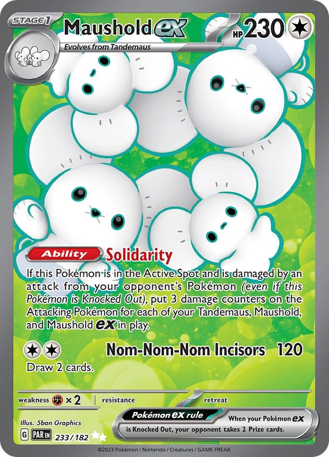 Image for Maushold ex (233/182) (SV04: Paradox Rift) - Pokemon