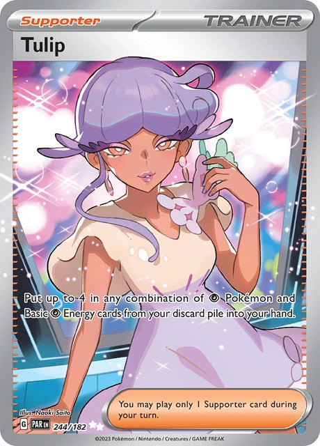Image for Tulip (244/182) (SV04: Paradox Rift) - Pokemon