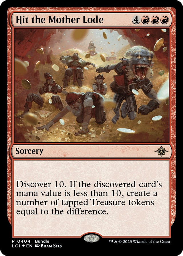 Image for Hit the Mother Lode (LCI Bundle) (404) (Foil) (Unique and Miscellaneous Promos) (UMP) - Magic: The Gathering