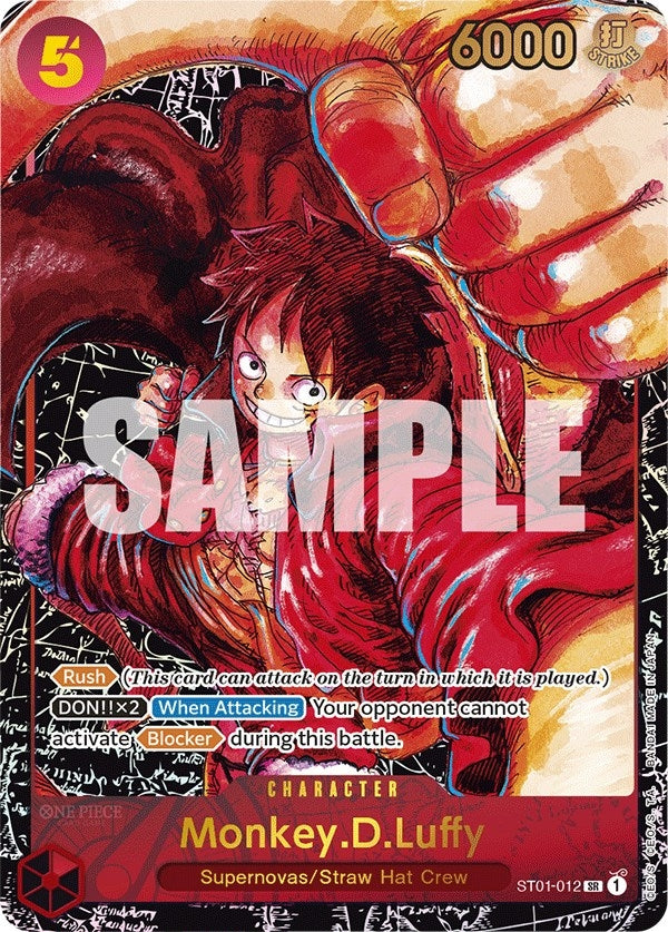 Image for Monkey.D.Luffy (012) (Alternate Art) (ST01-012) (Awakening of the New Era) - One Piece Card Game