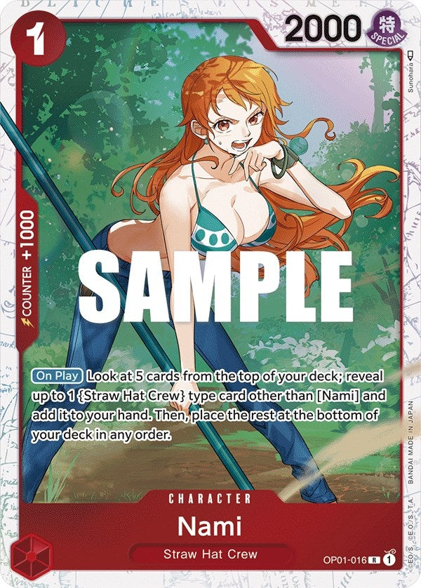Image for Nami - OP01-016 (Ultra Deck: The Three Captains) (OP01-016) (Foil) (One Piece Promotion Cards) - One Piece Card Game
