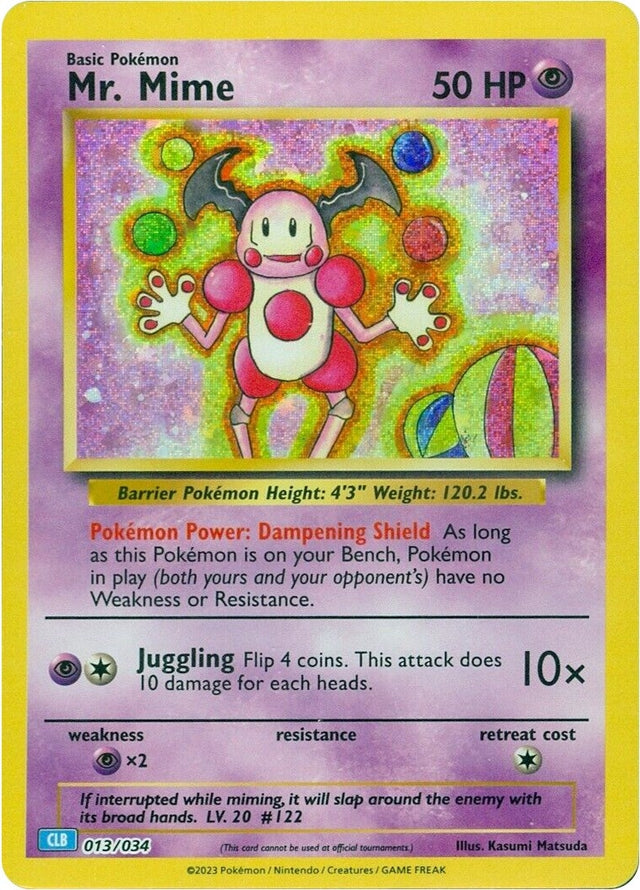 Image for Mr. Mime (013/034) (Trading Card Game Classic) - Pokemon