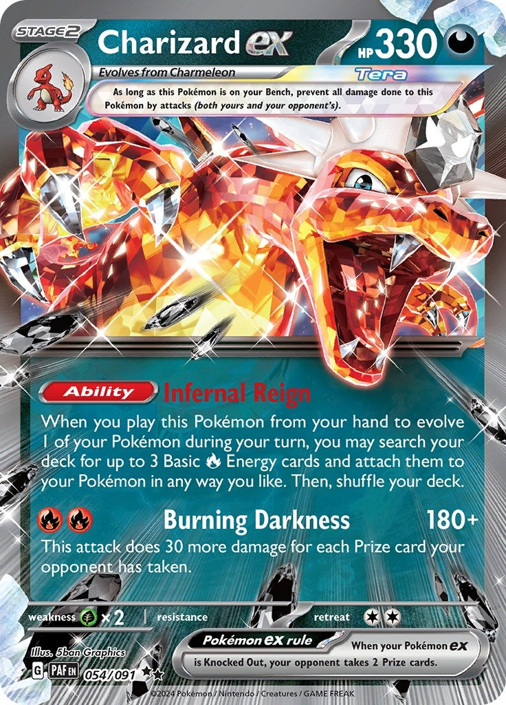 Charizard ex (054/091) (SV: Paldean Fates)