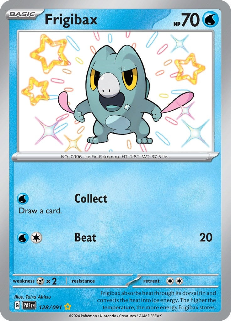 Image for Frigibax (128/091) (SV: Paldean Fates) - Pokemon