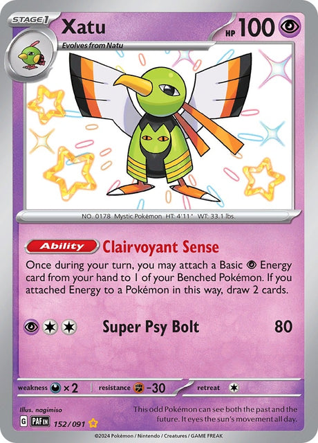 Image for Xatu (152/091) (SV: Paldean Fates) - Pokemon
