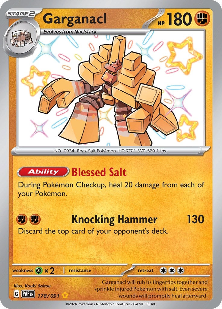 Garganacl (178/091) (SV: Paldean Fates)