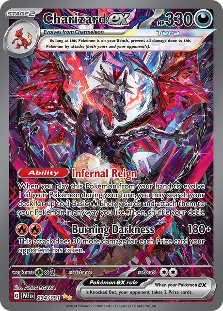 Image for Charizard ex (234/091) (SV: Paldean Fates) - Pokemon