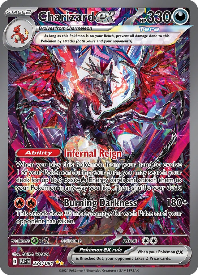 Image for Charizard ex (234/091) (SV: Paldean Fates) - Pokemon