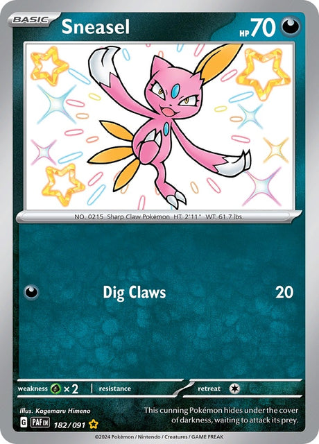 Image for Sneasel (182/091) (SV: Paldean Fates) - Pokemon