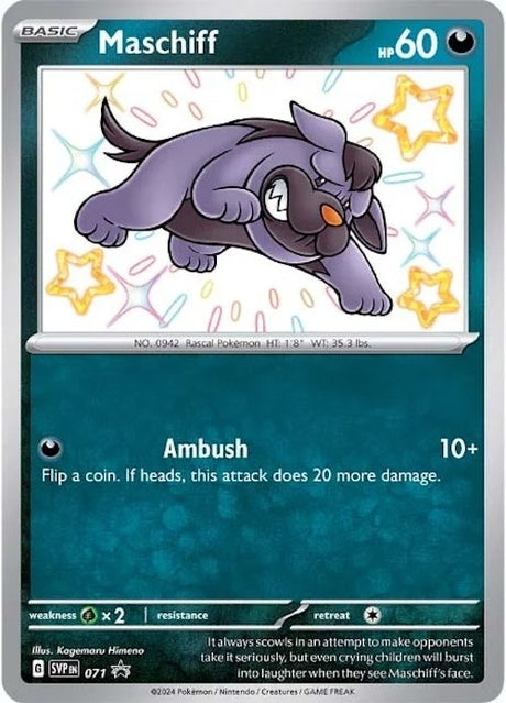 Image for Maschiff - 071 (071) (SV: Scarlet & Violet Promo Cards) - Pokemon