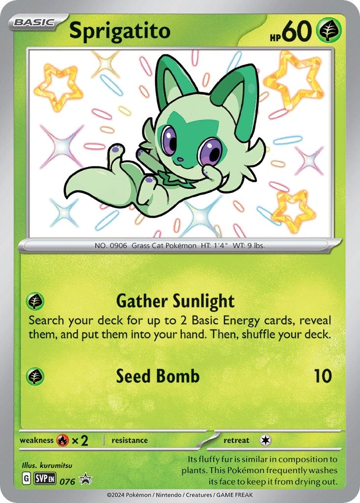 Image for Sprigatito - 076 (076) (SV: Scarlet & Violet Promo Cards) - Pokemon