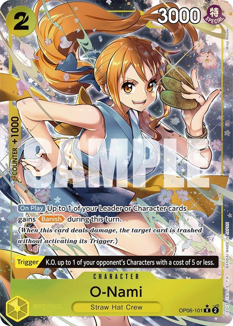 Image for O-Nami (Alternate Art) (OP06-101) (Wings of the Captain) - One Piece Card Game