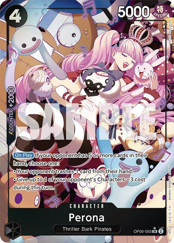 Image for Perona (093) (Alternate Art) (OP06-093) (Wings of the Captain) - One Piece Card Game